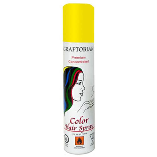 Graftobian Yellow Color Hair Spray  (5 oz)