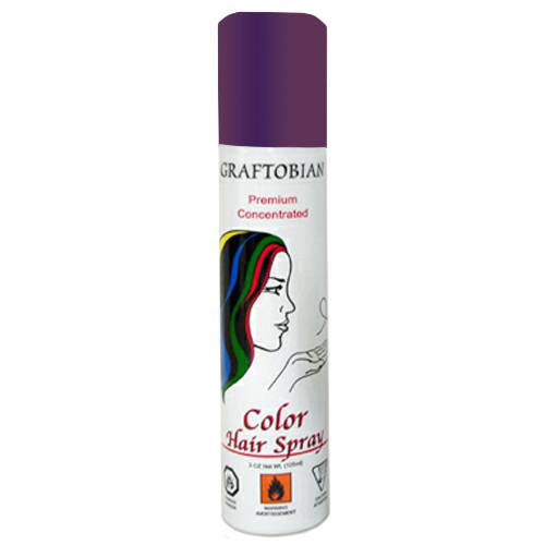 Graftobian Purple Color Hair Spray  (5 oz)