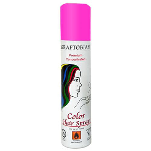 Graftobian Fluorescent Pink Color Hair Spray  (5 oz)