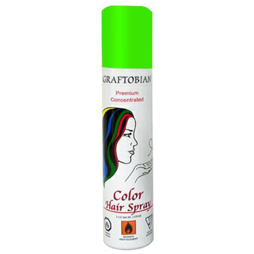 Graftobian Fluorescent Green Color Hair Spray  (3 oz)