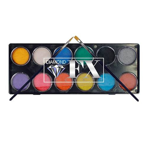 Diamond FX 12 Color Metallic Palette (10 gm each)