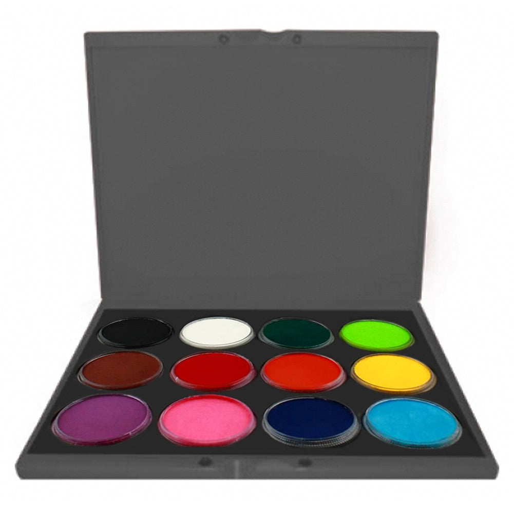 Kryvaline 12 Color Build Your Own Face Paint Palette (30 gm)