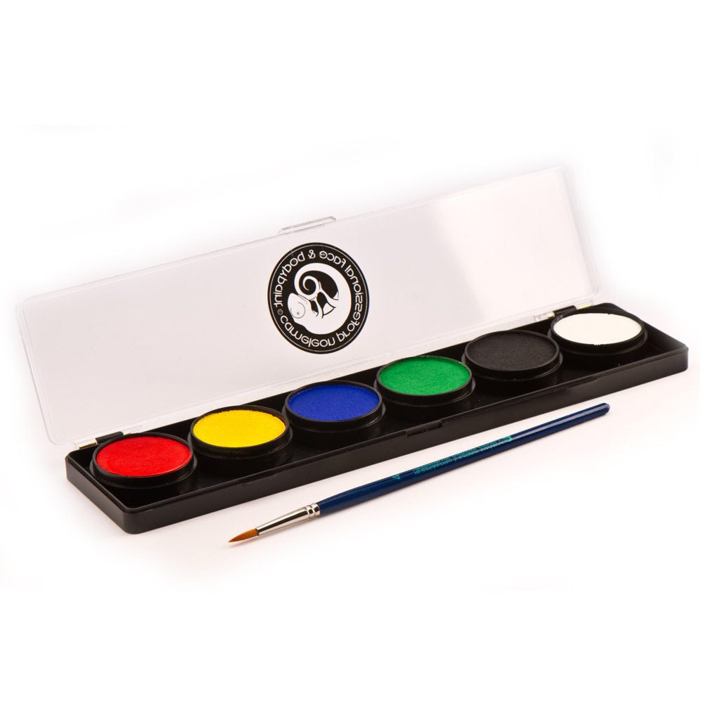 Cameleon 6 Color Base Face Paint Palette (10 gm each)