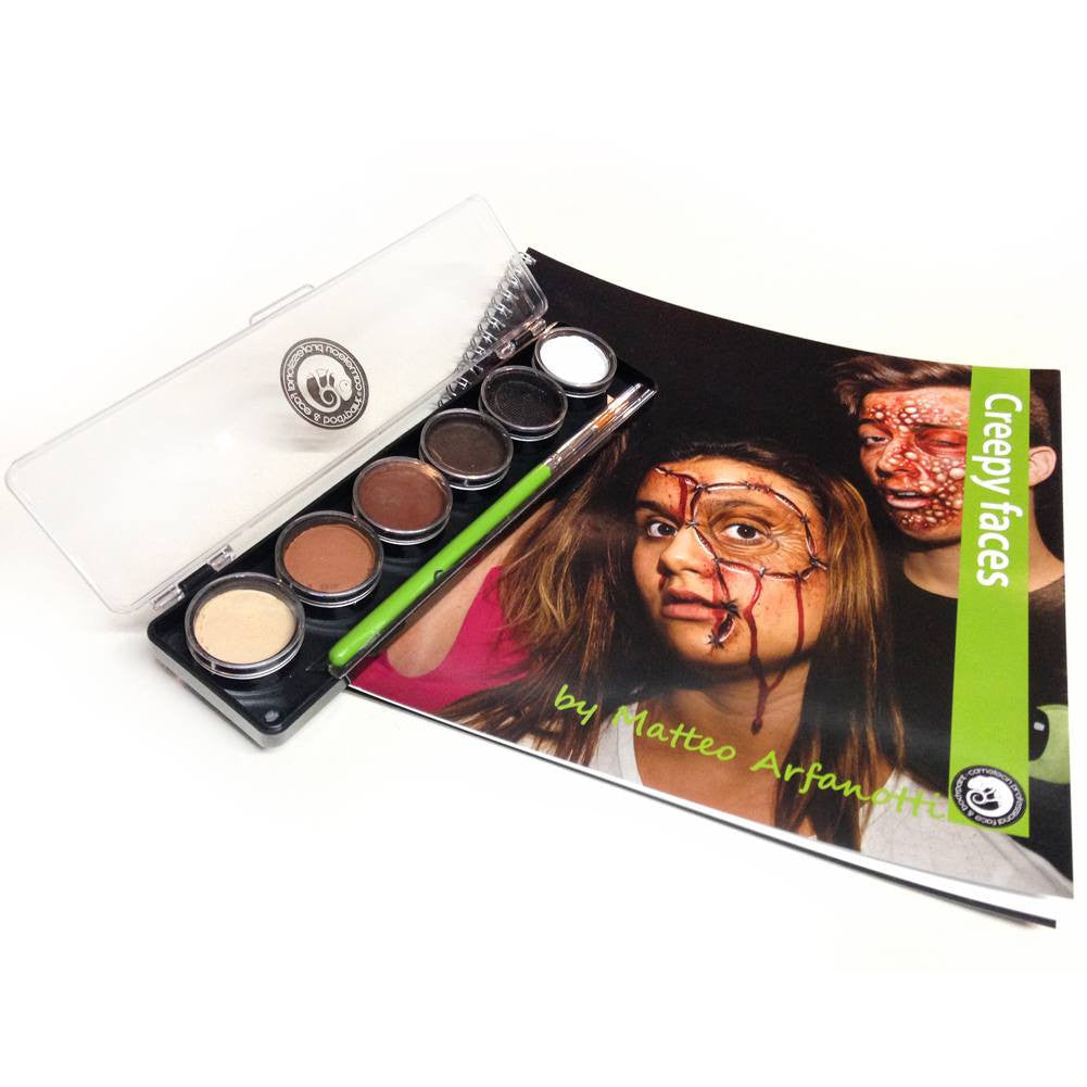Cameleon 6 Color Dermaniac Mini Palette & Booklet (8 gm each)
