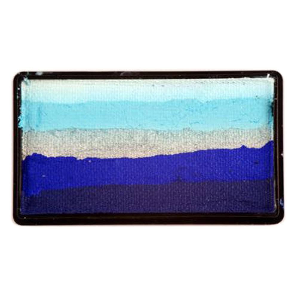 Cameleon Snow Flake ColorBlock Split Cake (30 gm)