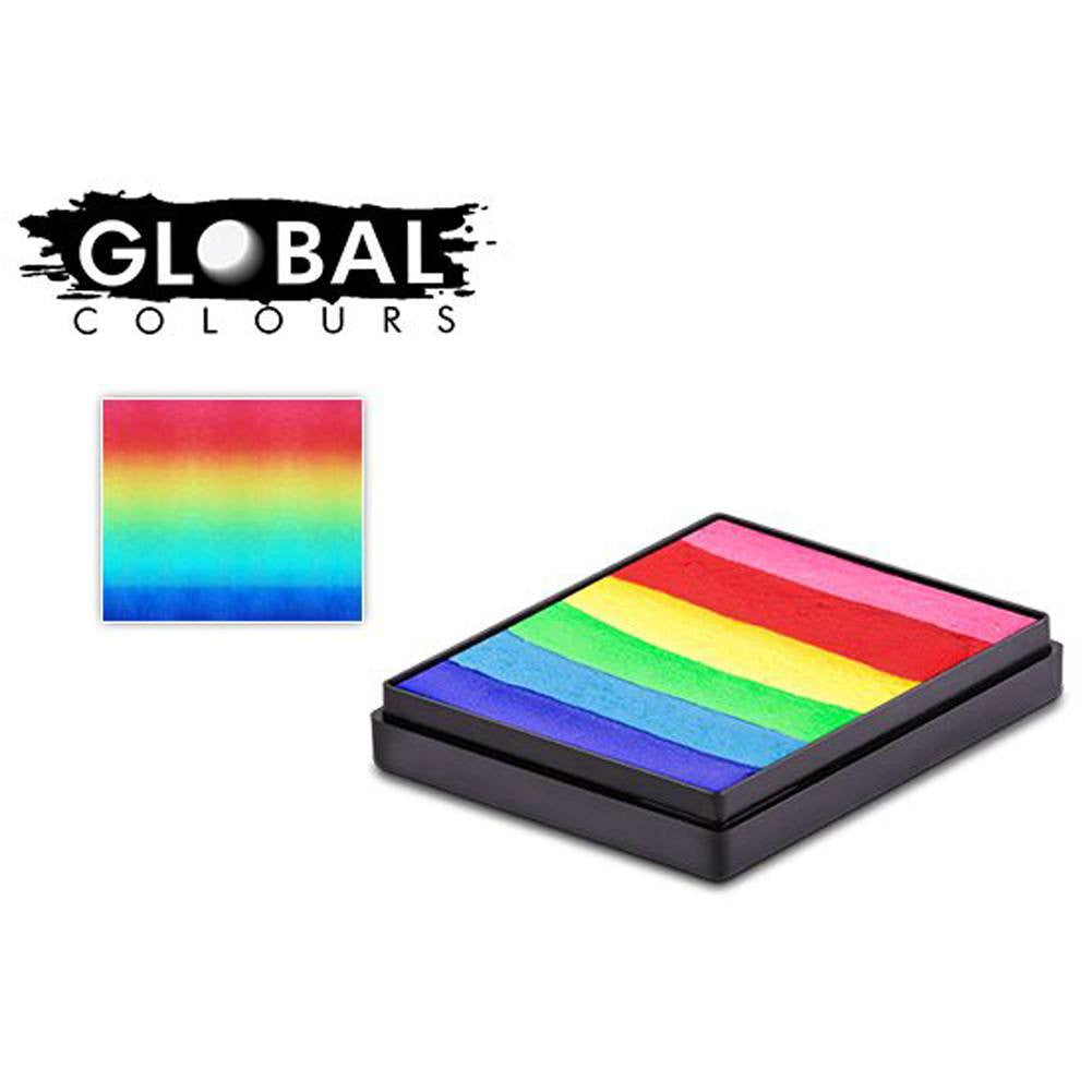 Global Bright Rainbow Rainbow Split Cake (50 gm)