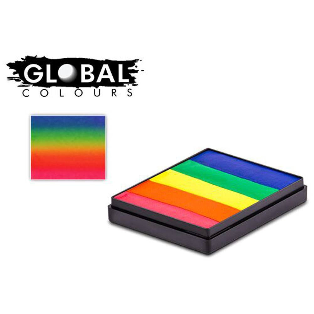 Global Neon Rainbow split cakes (50 gm)