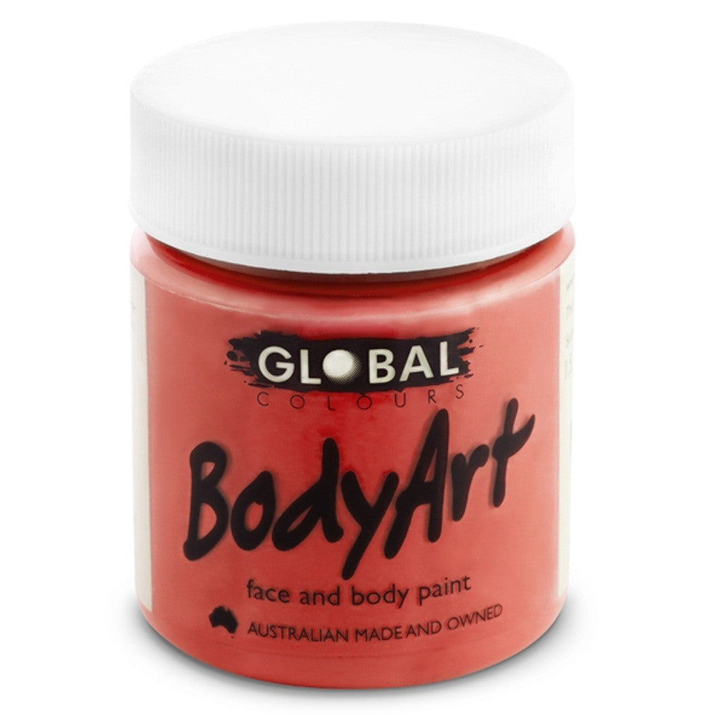 Global Liquid Face Paint - Brilliant Red (45 ml)