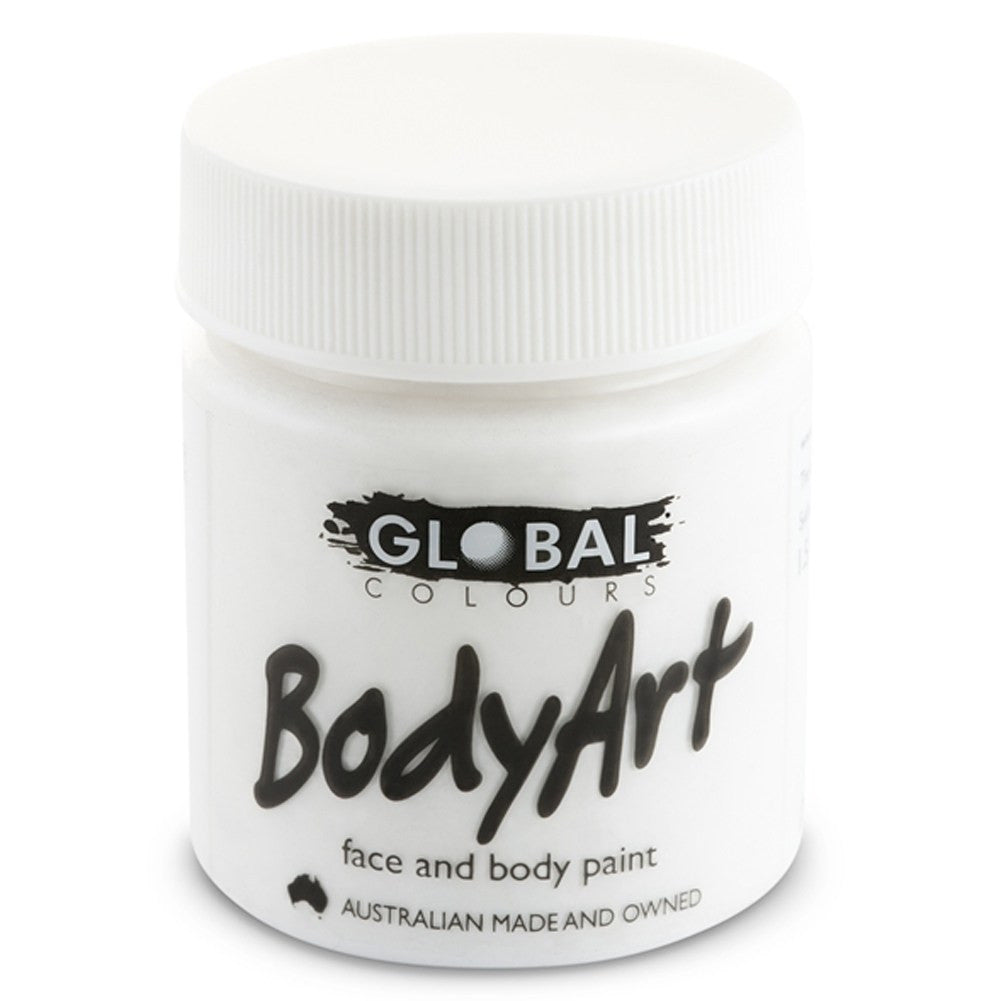 Global Liquid Face Paint - White (45 ml)