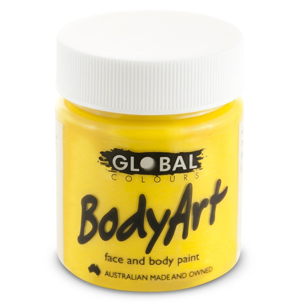 Global Liquid Face Paint - Yellow (45 ml)
