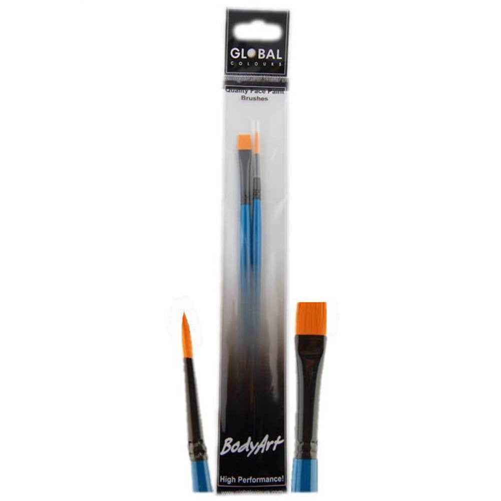 Global Brush Kit (#4 Round and #4 Flat)