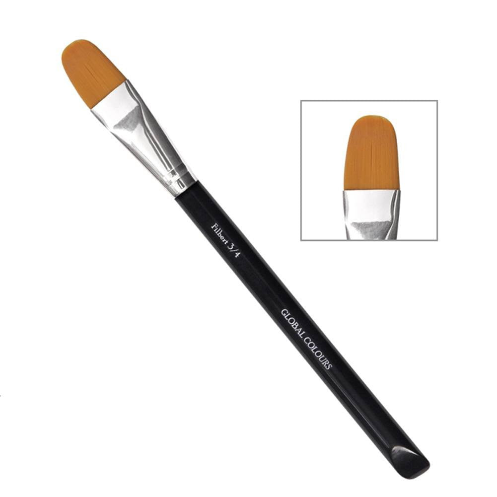 Global Brushes - 3/4" Filbert