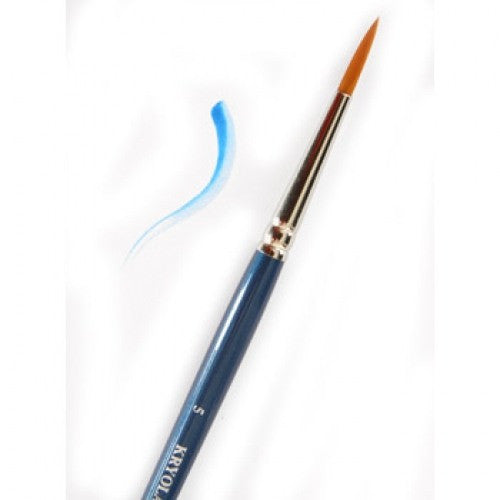 Kryolan Round Medium #5 Brush (1/8")