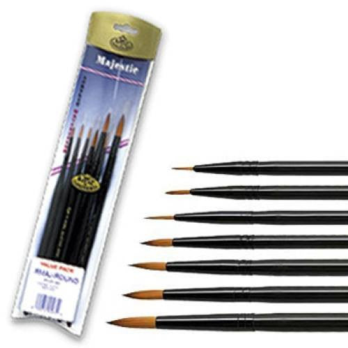 Majestic Round Brush Set (7/ Pack)