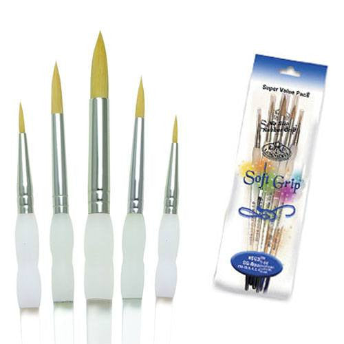 Royal Soft Grip Brush Set (5/pack)
