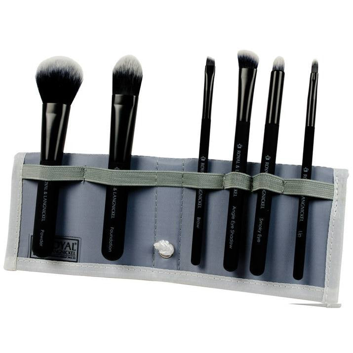 Royal and Langnickel MODA 7 Piece Total Face Black Brush Set