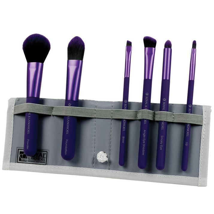 Royal and Langnickel MODA 7 Piece Total Face Purple Brush Set