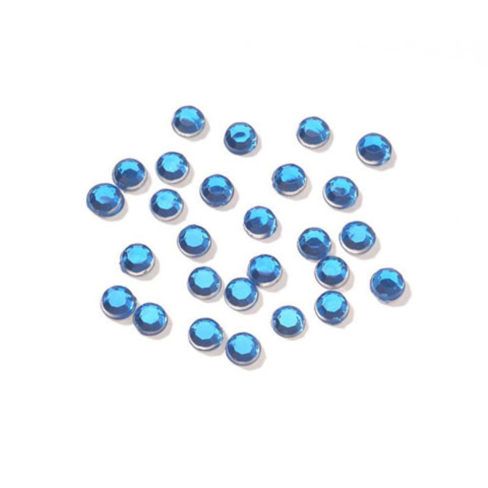 Acrylic Rhinestone Dark Sapphire Blings - Round (3 mm, 200/pack)
