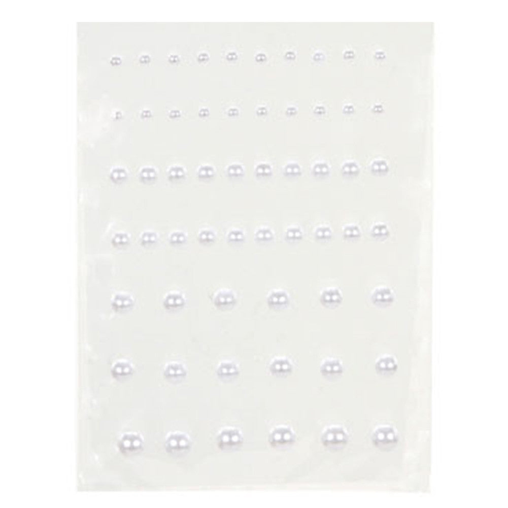 Self Adhesive Pearl Face & Body Blings - White (58/pack)