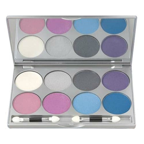 Kryolan 8 Color Cool Viva Pro Pressed Powder Palette 9108 -FR1