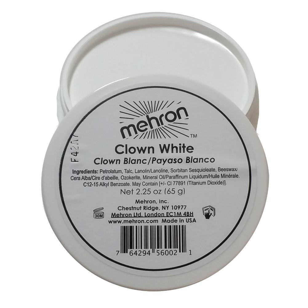 Mehron Clown White Cream Makeup (2.25 oz)