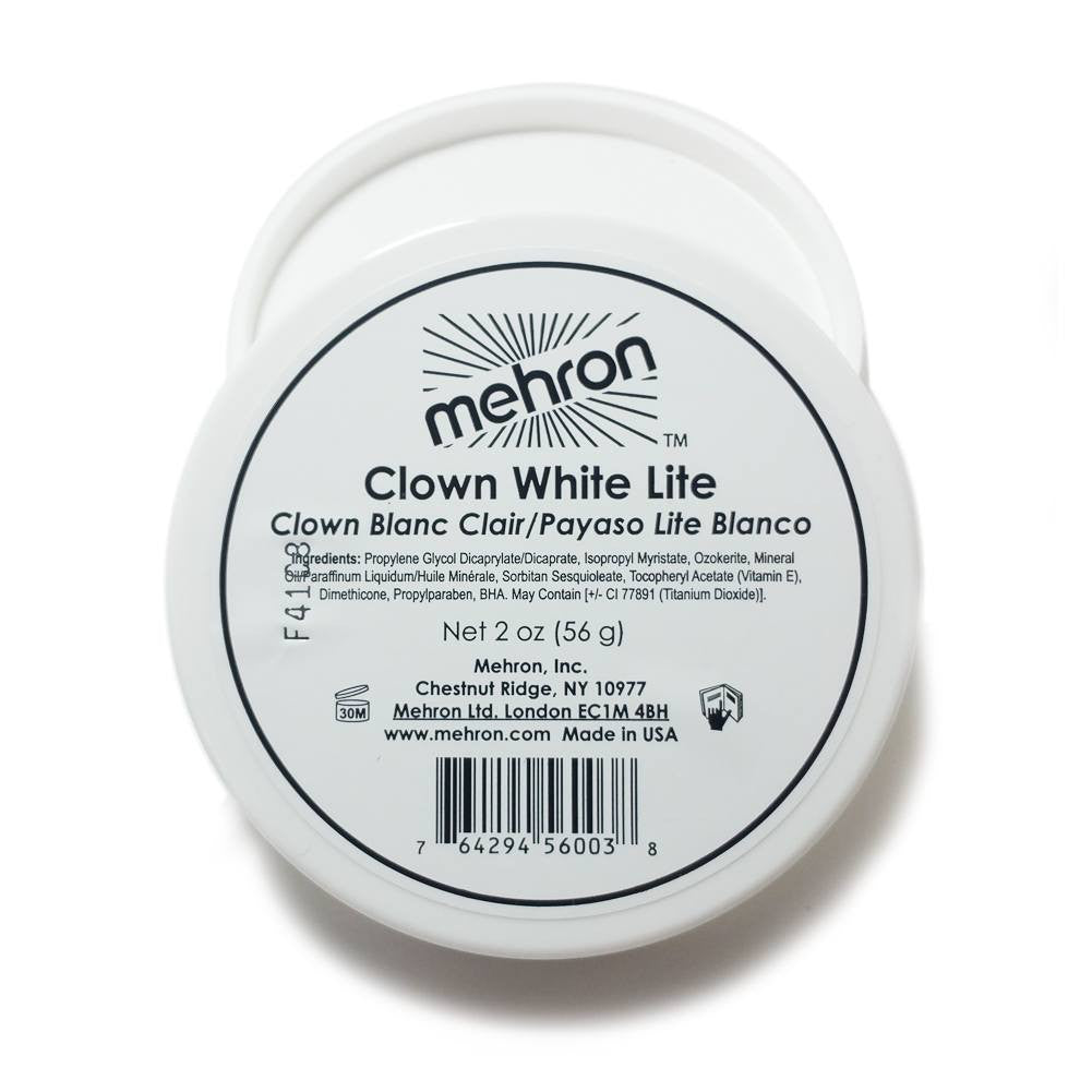 Mehron Clown White Lite Makeup (2 oz)