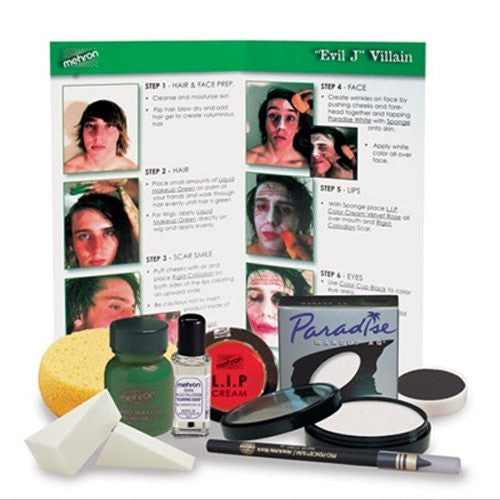 Mehron Evil Joker Villain Premium Character Kit