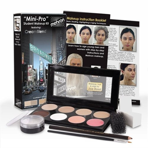 Mehron MiniPro Fair Complexion Theatrical Makeup Kit KMP-F