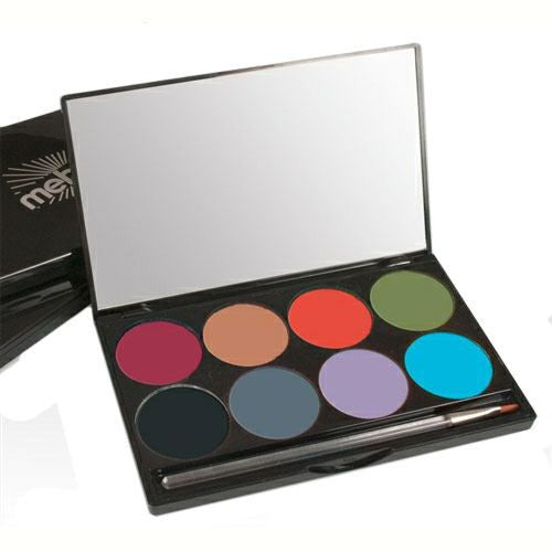 Mehron 8 Color INtense Pro Earth Pressed Powder Palette