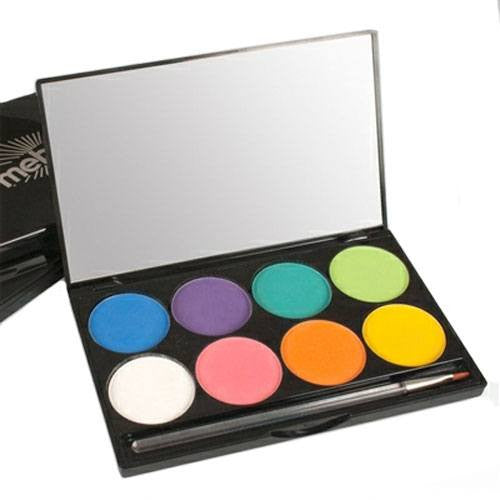 Mehron 8 Color INtense Pro Fire Pressed Powder Palette