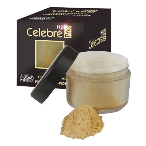 Mehron Celebre Pro Saffron Yellow Mineral Powder - (0.41 oz)