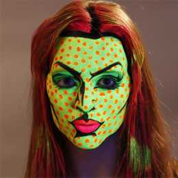Diamond FX Blacklight Pop Art Makeup Kit