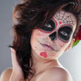 Hearts and Web Sugar Skull Makeup Kit