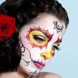 Light Sugar Skull Makeup Kit